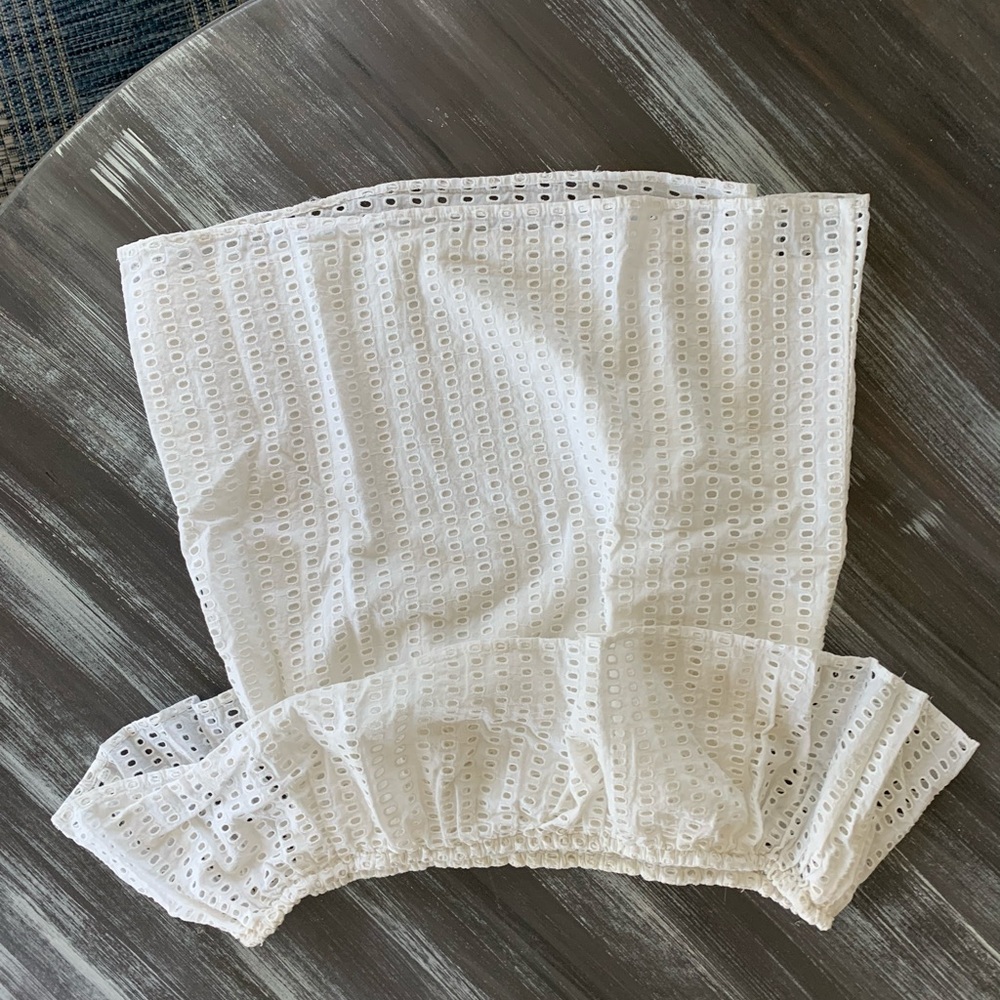 White off the shoulder top